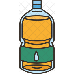 Vegetable Oil Icon - Download in Colored Outline Style