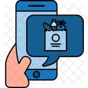 Vegetable Online Shop Vegetable Shopping Cart Icon