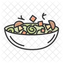 Vegetable Salad Color Icon