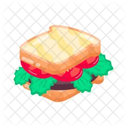 Vegetable Sandwich  Icon