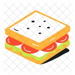 Vegetable Sandwich  Icon