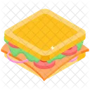 Vegetable Sandwich Bread Breakfast Icon
