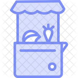 Vegetable vending  Icon