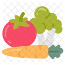 Vegetables Greenstuff Carrot 아이콘