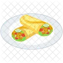 Shawarma Platter Vegetable Shawarma Fast Food Icon