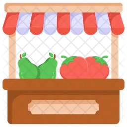 Vegetables Stall  Icon