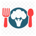 Vegetarian Food Healthy Icon