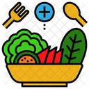 Vegetarisch Essen Diat Symbol