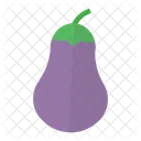 Gemuse Frisch Aubergine Symbol