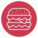 Veggie Burger Fast Food Essen Symbol