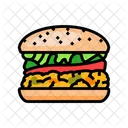 Veggie Burger Food Icon