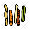 Veggie Sticks Snack Icon