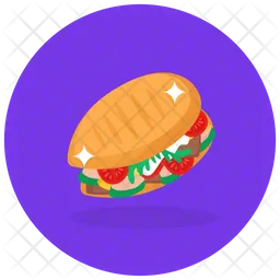 Veggies Burger  Icon
