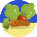 Carrot Tomatoes Vegetable Icon