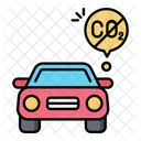 Vehicle Emission Car Icon
