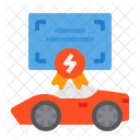 Vehicle Certificate  Icon