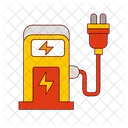 Vehicle Charging Station Plug Icon
