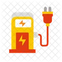Vehicle Charging Station Plug Icon