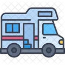 Vehicle Camper Van Camping Icon