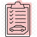 Vehicle Inspection Car Icon