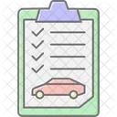 Vehicle Inspection Car Icon