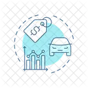 Sales Dealerships Graph Icon