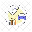 Sales Dealerships Graph Icon