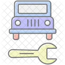 Vehicle Repair Lineal Color Icon Icon