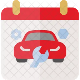Vehicle service schedule  Icon