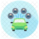 Vehicle Sharing  Icon