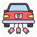 Vehicle Weeding Car Transportation Icon