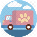 Vehiculo Para Mascotas Camion Transporte Icono