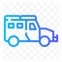 Vehiculo Militar Transporte Jeep Icono