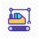 Escavadeira Demolir Construcao Ícone