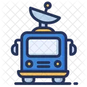 Satelite Antena Parabolica Veiculo Ícone