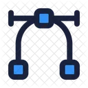 Vektor Bearbeitungswerkzeuge Grafikdesign Symbol