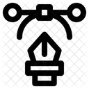 Vektor Fullfederhalter Stift Symbol