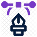 Vektor Fullfederhalter Stift Symbol