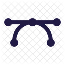 Vektor Knoten Kurve Symbol