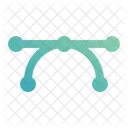 Vektor Knoten Kurve Symbol