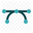 Vektor Knoten Kurve Symbol