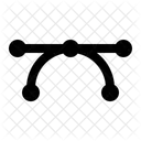 Vektor Knoten Kurve Symbol