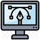 Vektor Grafikdesign Bearbeitungswerkzeuge Symbol