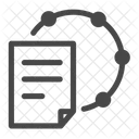 Datei Dokument Kreis Symbol