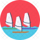 Um Ao Outro Barcos Mar Icon