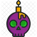 Vela de halloween  Icono