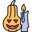 Vela De Halloween Vela Halloween Icono