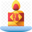 Vela Luz Decoracion Icono