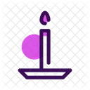 Vela Halloween Octubre Icono