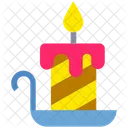 Halloween Vela Luz Icono